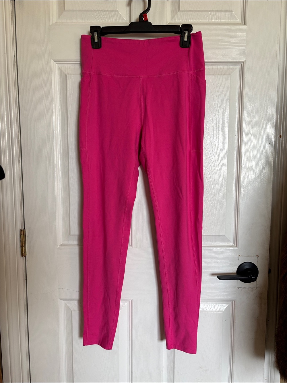 girlfriend collective Bright Pink High-Rise Leggings